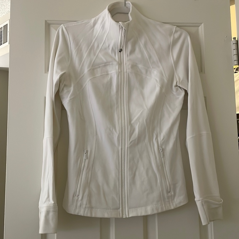 Lululemon White Define Jacket